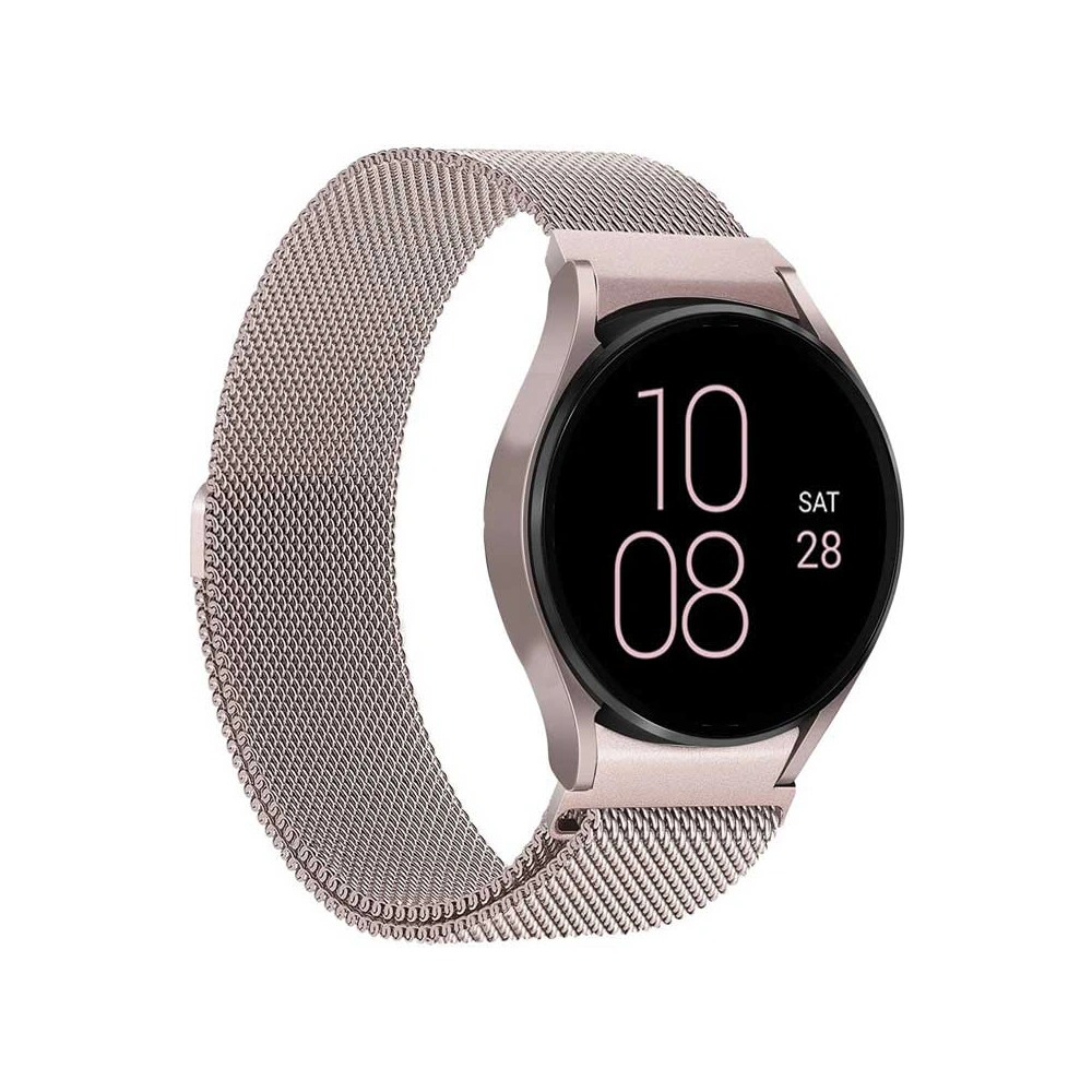 Bransoleta PURO Milanese Magnetic Band Samsung Galaxy Watch 4/4 Classic (różowe złoto)