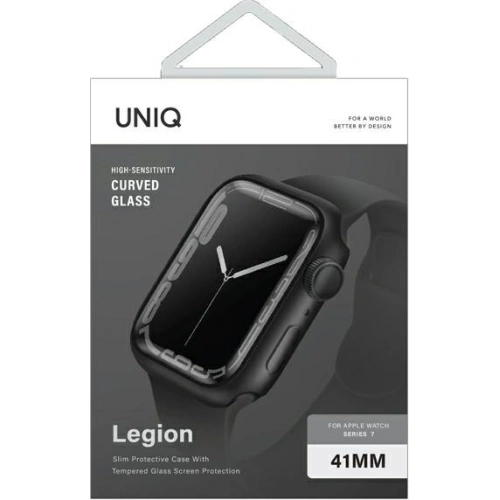 Kup Etui UNIQ Legion Apple Watch 4/5/6/7/SE/8/9 40/41mm czarny/black - UNIQ613BLK - {ean13} - Sklep Home Screen