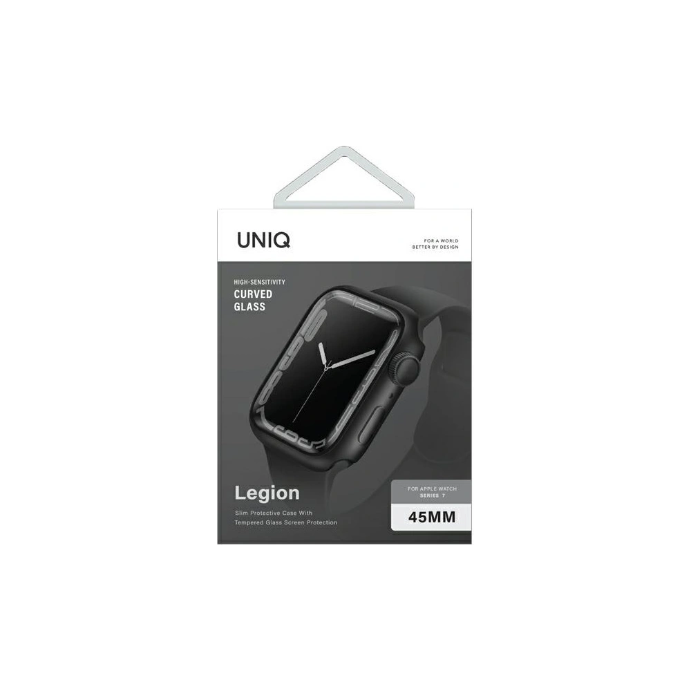 Etui UNIQ Legion Apple Watch 4/5/6/7/8/9/SE 44/45mm czarny/black