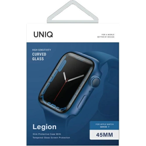 Buy UNIQ Legion case Apple Watch 4/5/6/7/8/9/SE 44/45mm blue - UNIQ616BLU - {ean13} - Home Screen Store Europe