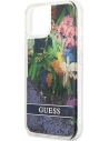 Kup Etui Guess GUHCP13SLFLSB Apple iPhone 13 mini albastru/blue hardcase Flower Liquid Glitter - GUE1680BLU - {ean13} - Sklep Home Screen