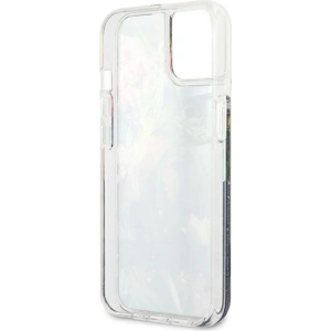 Kup Case Guess GUHCP13SLFLSB Apple iPhone 13 mini blau/hardcase Flower Liquid Glitter - GUE1680BLU - {ean13} - Sklep Home Screen
