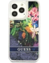 Kup Etui Guess GUHCP13XLFLSB Apple iPhone 13 Pro Max kék/blue kemény tok Flower Liquid Glitter - GUE1683BLU - {ean13} - Sklep Home Screen