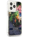 Kup Etui Guess GUHCP13XLFLSB Apple iPhone 13 Pro Max kék/blue kemény tok Flower Liquid Glitter - GUE1683BLU - {ean13} - Sklep Home Screen