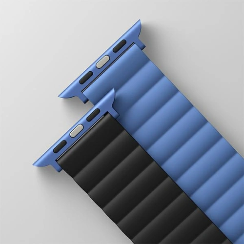 Kup Pasek UNIQ Revix Apple Watch 4/5/6/7/SE/8/9/10 40/41/42mm Reverzibilní Magnetic černý-modrý/black-blue - UNIQ624BLKBLU - {ean13} - Sklep Home Screen