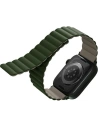 UNIQ Revix Apple Watch 4/5/6/7/SE/8/9/10 40/41/42mm Kétoldalas Magnetic zöld-sötétszürke/green-taupe