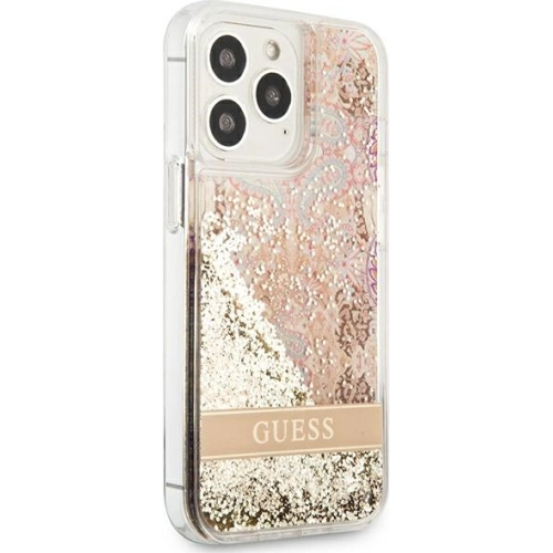 Kup Etui Guess GUHCP13XLFLSD Apple iPhone 13 Pro Max zlatý/gold hardcase Paisley Liquid Glitter - GUE1684GLD - {ean13} - Sklep Home Screen
