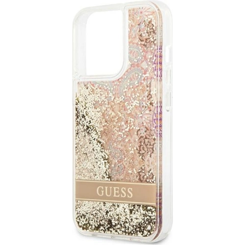 Kup Etui Guess GUHCP13XLFLSD Apple iPhone 13 Pro Max zlatý/gold hardcase Paisley Liquid Glitter - GUE1684GLD - {ean13} - Sklep Home Screen