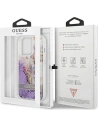 Buy Guess GUHCP13XLFLSU Apple iPhone 13 Pro Max purple hardcase Flower Liquid Glitter - GUE1685PRP - {ean13} - Home Screen Store Europe