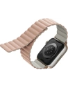 Pasek UNIQ Revix Apple Watch 4/5/6/7/SE/8/9/Ultra 44/45/49mm Reversible Magnetic różowy-beżowy/pink-beige
