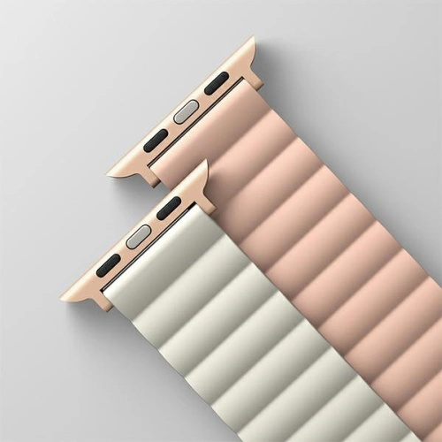 Kup Pasek UNIQ Revix Apple Watch 4/5/6/7/SE/8/9/Ultra 44/45/49mm Reversible Magnetic różowy-beżowy/pink-beige - UNIQ628PNKBEI - {ean13} - Sklep Home Screen