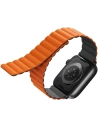 UNIQ Revix Apple Watch 4/5/6/7/SE/8/9/Ultra 44/45/49mm Wendbar Magnetic grau-orange