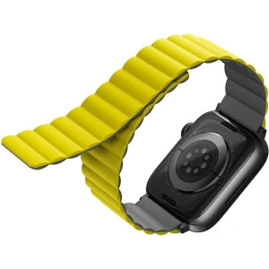 Kup UNIQ Revix Apple Watch 4/5/6/7/SE/8/9/Ultra 44/45/49mm Wendbar Magnetic gelb-grau/yellow-grey - UNIQ631YELGRY - {ean13} - Sklep Home Screen