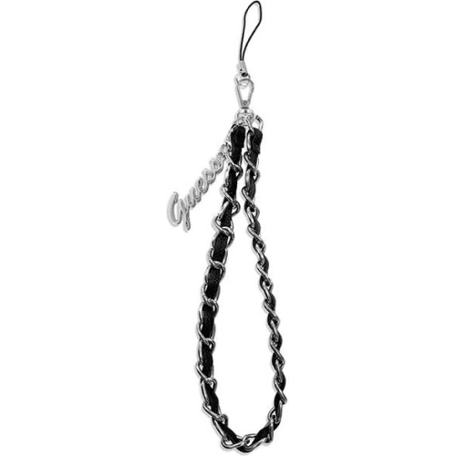 Kup Zawieszka Guess GUSTSASSK Phone Strap czarny/black Chain Metal Logo Charm - GUE1693BLK - {ean13} - Sklep Home Screen