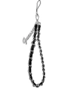 Závěs Guess GUSTSASSK Phone Strap černý/black Chain Metal Logo Charm