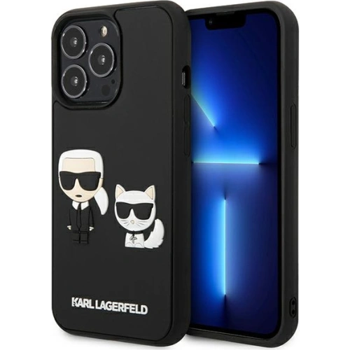 Kup Etui Karl Lagerfeld KLHCP13L3DRKCK Apple iPhone 13 Pro černý/black hardcase Karl&Choupette Ikonik 3D - KLD921BLK - {ean13} - Sklep Home Screen