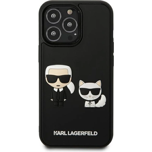 Kup Etui Karl Lagerfeld KLHCP13L3DRKCK Apple iPhone 13 Pro černý/black hardcase Karl&Choupette Ikonik 3D - KLD921BLK - {ean13} - Sklep Home Screen