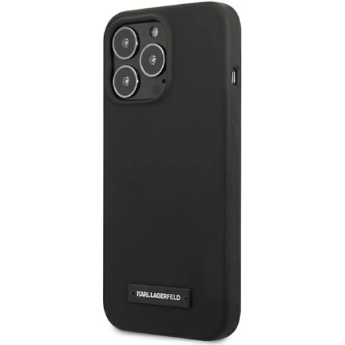 Kup Case Karl Lagerfeld KLHCP13LSLMP1K Apple iPhone 13 Pro Hardcase schwarz/schwarz Silikonplatte - KLD922BLK - {ean13} - Sklep Home Screen