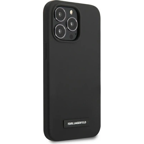 Kup Case Karl Lagerfeld KLHCP13LSLMP1K Apple iPhone 13 Pro Hardcase schwarz/schwarz Silikonplatte - KLD922BLK - {ean13} - Sklep Home Screen