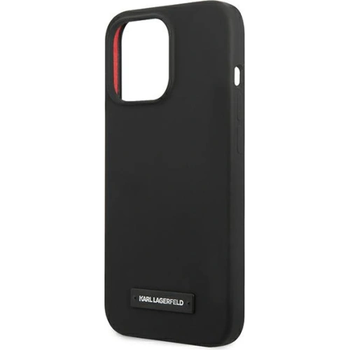 Kup Case Karl Lagerfeld KLHCP13LSLMP1K Apple iPhone 13 Pro Hardcase schwarz/schwarz Silikonplatte - KLD922BLK - {ean13} - Sklep Home Screen