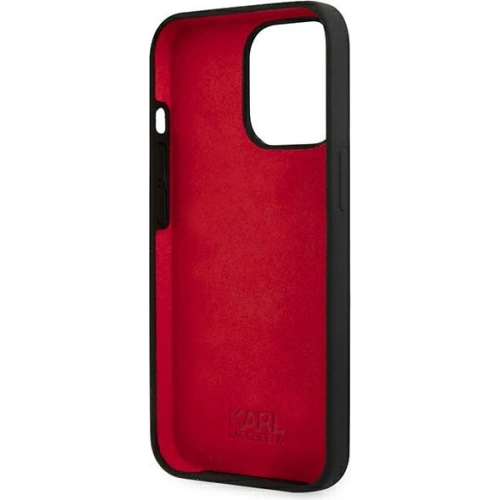 Kup Case Karl Lagerfeld KLHCP13LSLMP1K Apple iPhone 13 Pro Hardcase schwarz/schwarz Silikonplatte - KLD922BLK - {ean13} - Sklep Home Screen