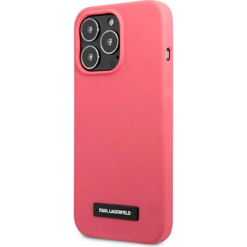 Kup Etui Karl Lagerfeld KLHCP13LSLMP1PI Apple iPhone 13 Pro hardcase fucsia/fuchsia Silicone Plaque - KLD923FHS - {ean13} - Sklep Home Screen