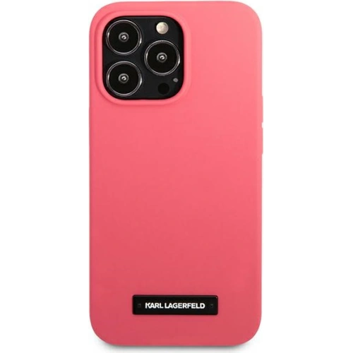 Kup Etui Karl Lagerfeld KLHCP13LSLMP1PI Apple iPhone 13 Pro hardcase fucsia/fuchsia Silicone Plaque - KLD923FHS - {ean13} - Sklep Home Screen