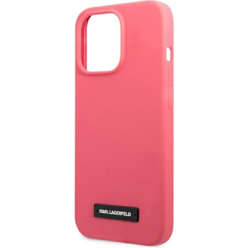 Kup Etui Karl Lagerfeld KLHCP13LSLMP1PI Apple iPhone 13 Pro hardcase fucsia/fuchsia Silicone Plaque - KLD923FHS - {ean13} - Sklep Home Screen