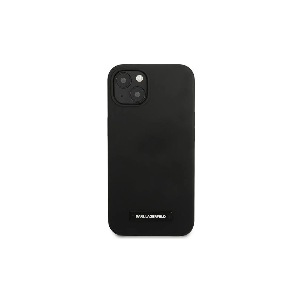 Etui Karl Lagerfeld KLHCP13MSLMP1K Apple iPhone 13 hardcase czarny/black Silicone Plaque