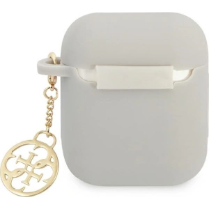 Kup Etui Guess GUA2LSC4EG Apple AirPods gri/grey Silicon Charm 4G Collection - GUE1694GRY - {ean13} - Sklep Home Screen