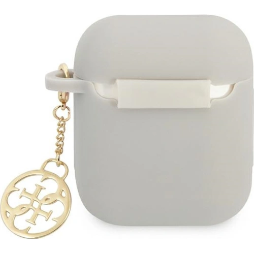 Kup Etui Guess GUA2LSC4EG Apple AirPods szary/grey Silicone Charm 4G Collection - GUE1694GRY - {ean13} - Sklep Home Screen