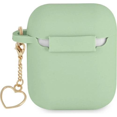 Kup Etui Guess GUA2LSCHSN Apple AirPods zielony/green Silicone Charm Heart Collection - GUE1695GRN - {ean13} - Sklep Home Screen