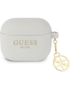 Etui Guess GUA3LSC4EG Apple AirPods 3 szary/grey Silicone Charm 4G Collection
