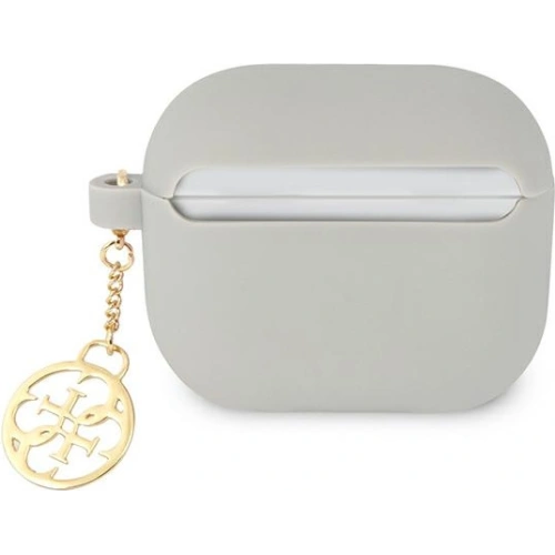 Buy Guess GUA3LSC4EG Apple AirPods 3 grey Silicone Charm 4G Collection - GUE1696GRY - {ean13} - Home Screen Store Europe