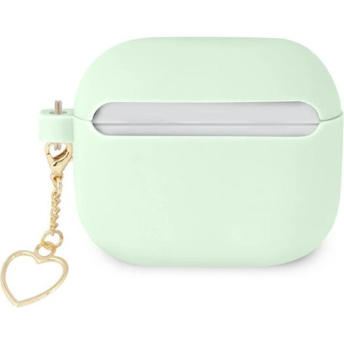 Kup Etui Guess GUA3LSCHSN Apple AirPods 3 zielony/green Silicone Charm Heart Collection - GUE1697GRN - {ean13} - Sklep Home Screen