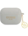 Etui Guess GUAPLSC4EG Apple AirPods Pro szary/grey Silicone Charm 4G Collection