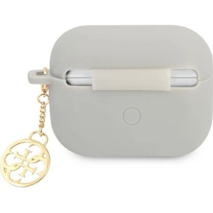 Buy Guess GUAPLSC4EG Apple AirPods Pro grey Silicone Charm 4G Collection - GUE1698GRY - {ean13} - Home Screen Store Europe