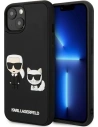 Etui Karl Lagerfeld KLHCP13S3DRKCK Apple iPhone 13 mini fekete/black hardcase Karl&Choupette Ikonik 3D