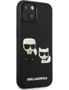 Kup Case Karl Lagerfeld KLHCP13S3DRKCK Apple iPhone 13 mini schwarz/hardcase Karl&Choupette Ikonik 3D - KLD927BLK - {ean13} - Sklep Home Screen