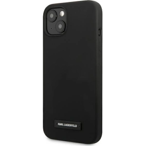 Kup Case Karl Lagerfeld KLHCP13SSLMP1K Apple iPhone 13 mini Hardcase schwarz/schwarz Silikonplatte - KLD928BLK - {ean13} - Sklep Home Screen