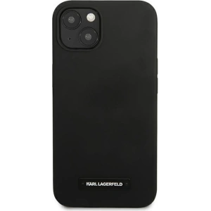 Kup Case Karl Lagerfeld KLHCP13SSLMP1K Apple iPhone 13 mini Hardcase schwarz/schwarz Silikonplatte - KLD928BLK - {ean13} - Sklep Home Screen