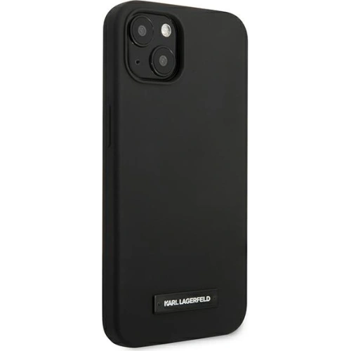 Kup Etui Karl Lagerfeld KLHCP13SSLMP1K Apple iPhone 13 mini keménytok fekete/szilikon plakett - KLD928BLK - {ean13} - Sklep Home Screen