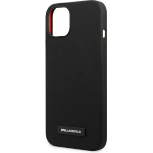 Kup Case Karl Lagerfeld KLHCP13SSLMP1K Apple iPhone 13 mini Hardcase schwarz/schwarz Silikonplatte - KLD928BLK - {ean13} - Sklep Home Screen