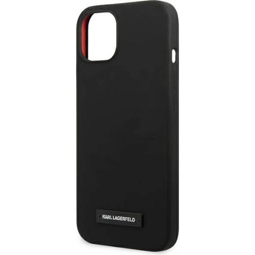 Kup Case Karl Lagerfeld KLHCP13SSLMP1K Apple iPhone 13 mini Hardcase schwarz/schwarz Silikonplatte - KLD928BLK - {ean13} - Sklep Home Screen