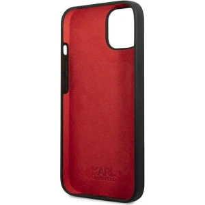 Kup Case Karl Lagerfeld KLHCP13SSLMP1K Apple iPhone 13 mini Hardcase schwarz/schwarz Silikonplatte - KLD928BLK - {ean13} - Sklep Home Screen