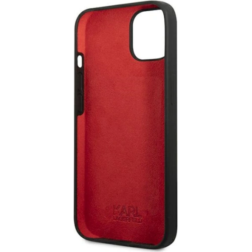 Kup Etui Karl Lagerfeld KLHCP13SSLMP1K Apple iPhone 13 mini keménytok fekete/szilikon plakett - KLD928BLK - {ean13} - Sklep Home Screen