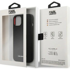 Kup Etui Karl Lagerfeld KLHCP13SSLMP1K Apple iPhone 13 mini hardcase černý/black Silicone Plaque - KLD928BLK - {ean13} - Sklep Home Screen