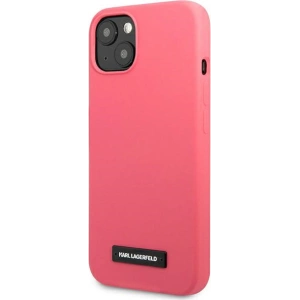 Kup Case Karl Lagerfeld KLHCP13SSLMP1PI Apple iPhone 13 mini Hardcase Fuchsia/Silikon Plakette - KLD929FHS - {ean13} - Sklep Home Screen