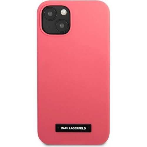 Kup Case Karl Lagerfeld KLHCP13SSLMP1PI Apple iPhone 13 mini Hardcase Fuchsia/Silikon Plakette - KLD929FHS - {ean13} - Sklep Home Screen