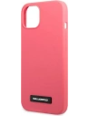 Kup Case Karl Lagerfeld KLHCP13SSLMP1PI Apple iPhone 13 mini Hardcase Fuchsia/Silikon Plakette - KLD929FHS - {ean13} - Sklep Home Screen